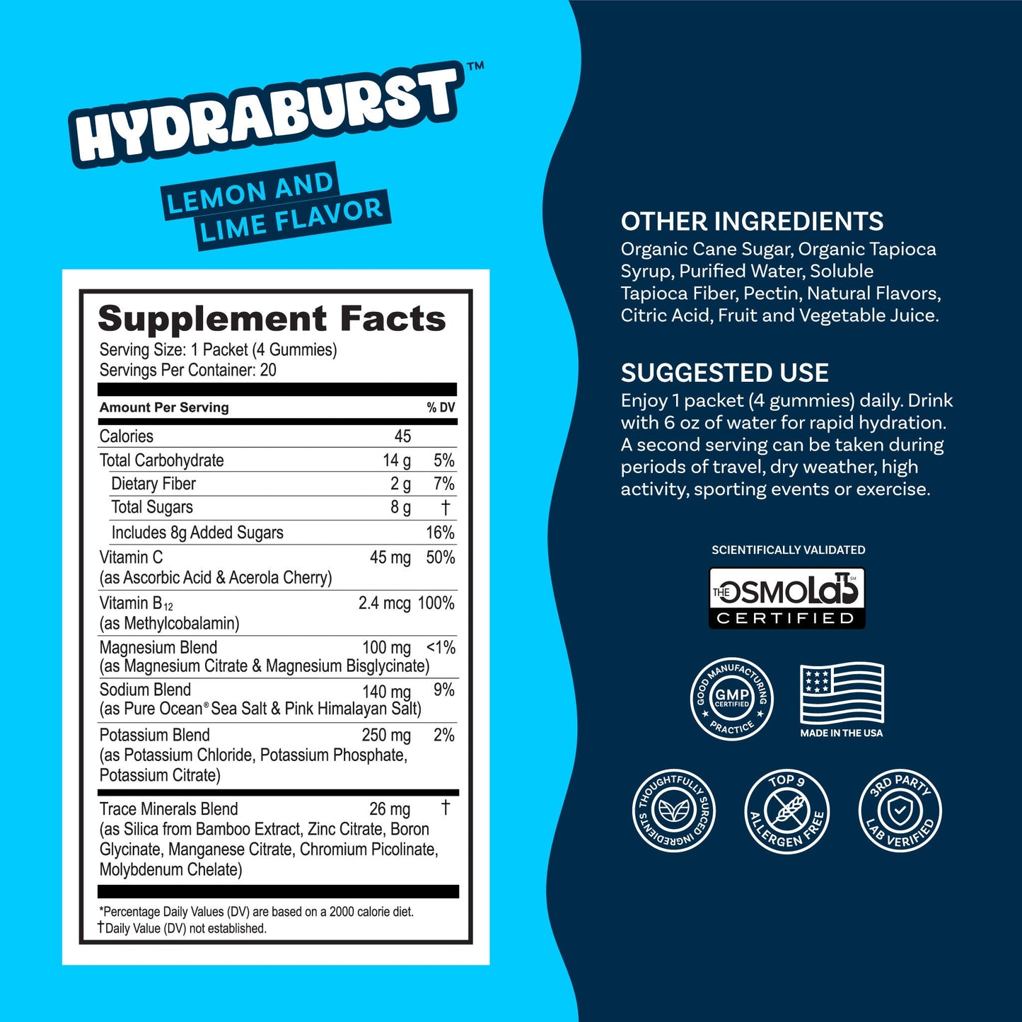 HydraBurst™ Electrolyte Gummies - VitaSweets