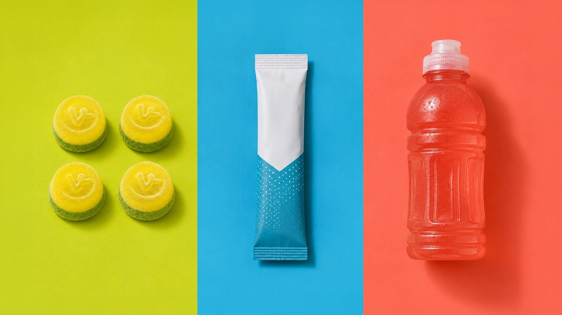 Gummies vs Powders vs Sports Drinks - VitaSweets