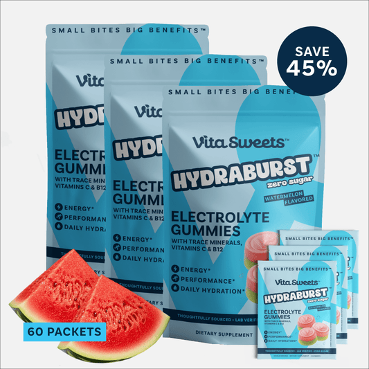 45% OFF 3 - PACK HydraBurst™ Zero Sugar Electrolyte Gummies - VitaSweets