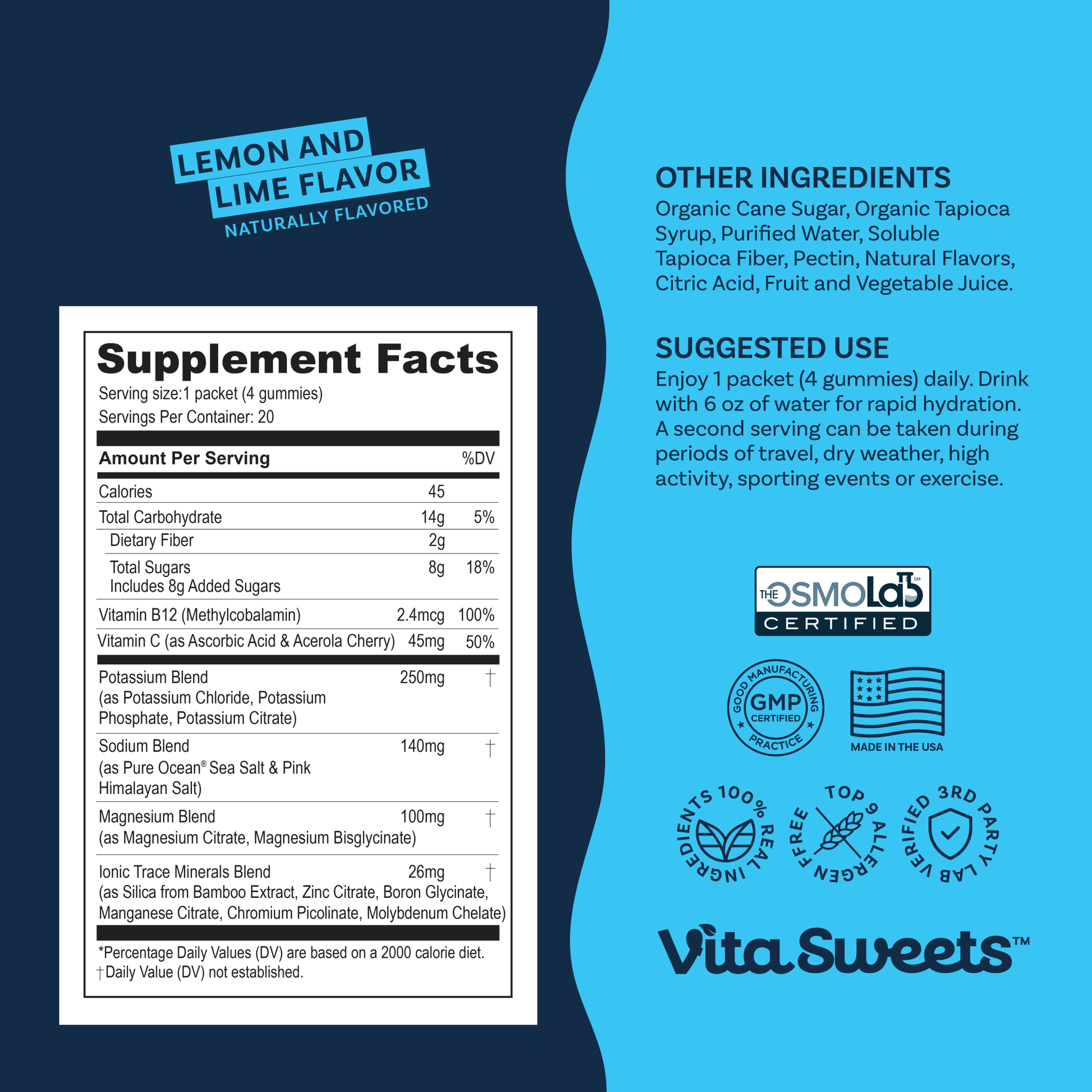 HydraBurst™ Electrolyte Gummies - VitaSweets