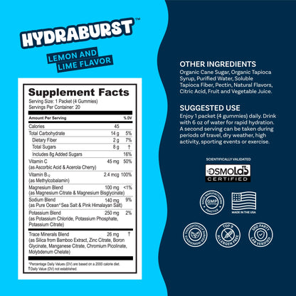 HydraBurst™ Electrolyte Gummies - VitaSweets