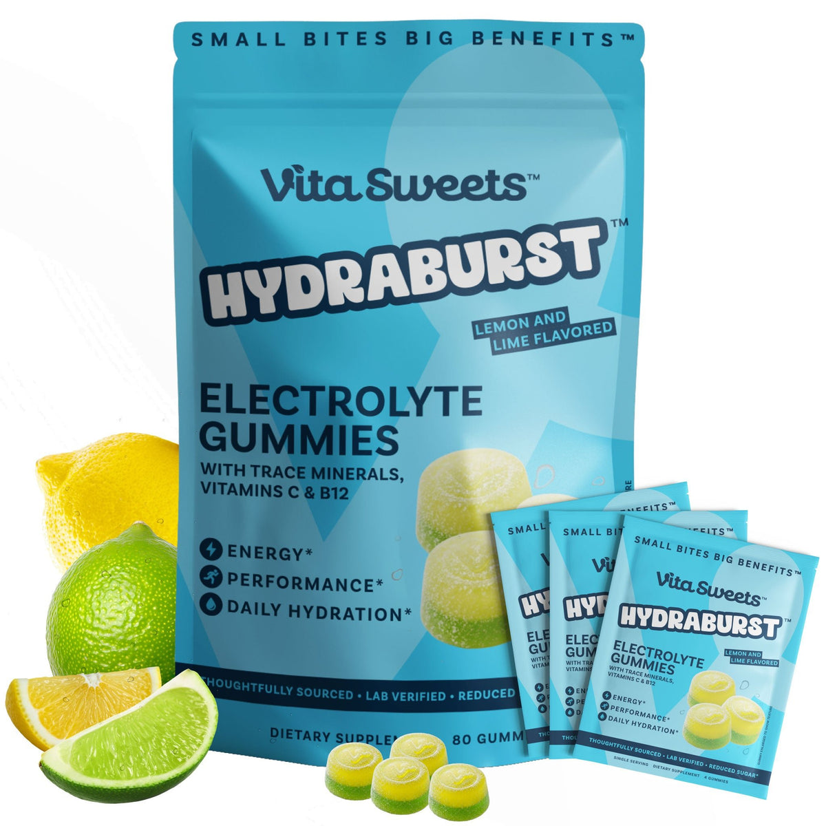 Hydrotic Gummies Raspberry Hydration – VitaSweets