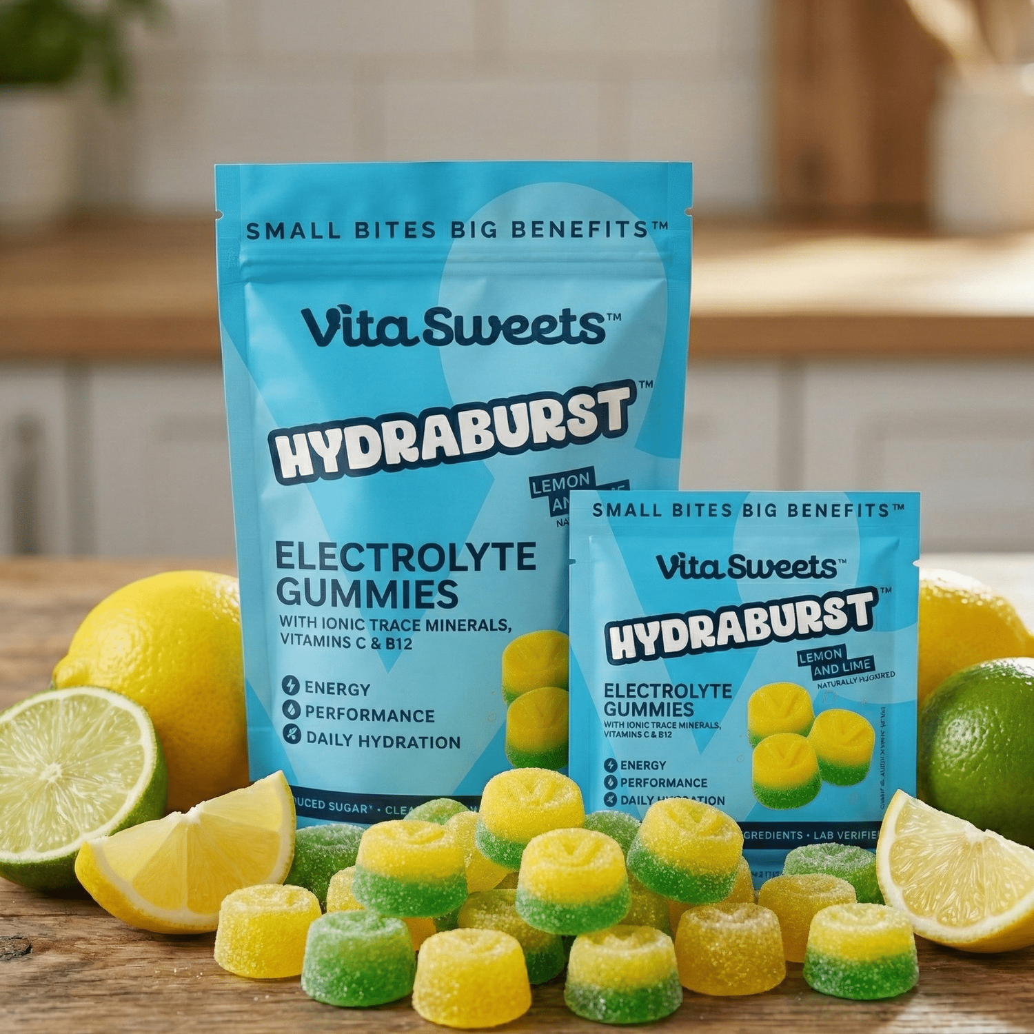 HydraBurst™ Rapid Hydration Electrolyte Gummies - VitaSweets