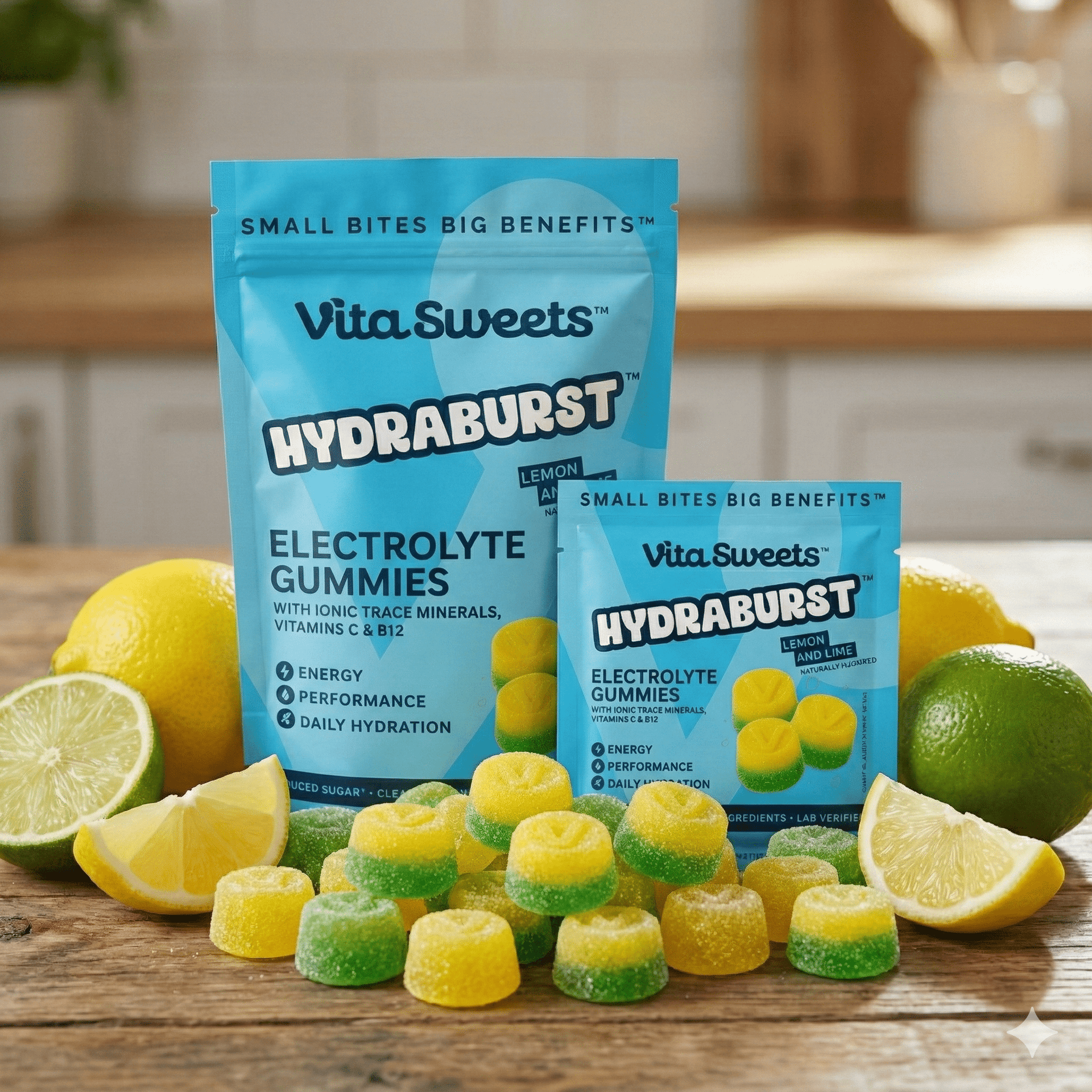 HydraBurst™ Rapid Hydration Electrolyte Gummies - VitaSweets