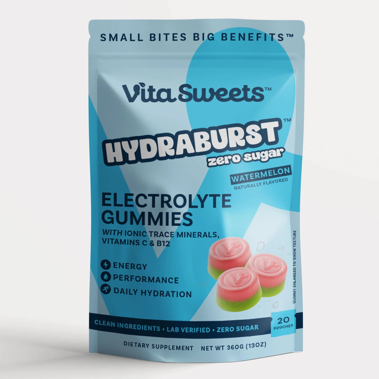 HydraBurst™ Zero Sugar Electrolyte Gummies - VitaSweets