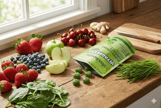 VitaGreens Organic SuperGreens & Multivitamin Gummies - VitaSweets