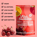 VitaSweets Rapid Hydration Gummies 12x Pouches - Fruit Punch - VitaSweets