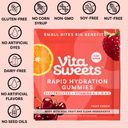VitaSweets Rapid Hydration Gummies 12x Pouches - Fruit Punch - VitaSweets