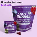VitaSweets Superfoods & Greens Gummies 12x Pouches - Berry Blast - VitaSweets